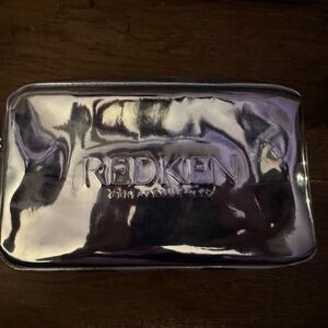 Redken Limited edition silver makeup bag NEW